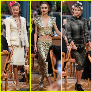 Cara Delevingne Returns to 'Chanel' Runway With Lily-Rose Depp & Sofia  Richie : Photo 3822493, Cara Delevingne, Lily Rose Depp, Pharrell,  Pharrell Williams, Sofia Richie Photos