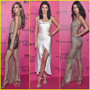 Kendall Jenner, Gigi, & Bella Hadid Shine at the Victoria's Secret After-Party!