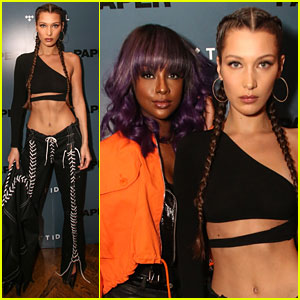 Justine Skye Performs at Bella Hadid's 'Paper' Mag Cover Launch Party