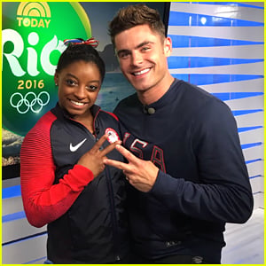 Zac Efron Gifts Simone Biles With a Pennyboard!