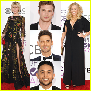 Chelsea Kane, Jean-Luc Bilodeau & 'Baby Daddy' Cast Arrive For People's Choice Awards 2017!