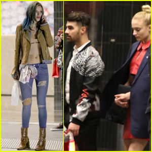 Joe Jonas & Sophie Turner Have a Night Out at a Birthday Celebration!
