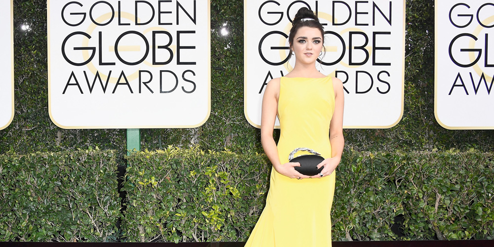 Maisie Williams Is Ray Of Sunshine At Golden Globes 2017 2017 Golden