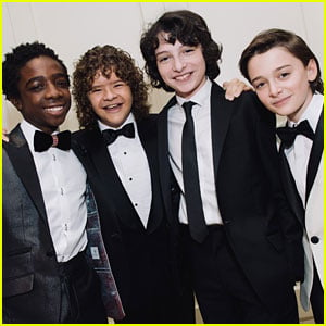 Stranger Things Cast Gets Ready for Golden Globes: Behind-the-Scenes Pics!