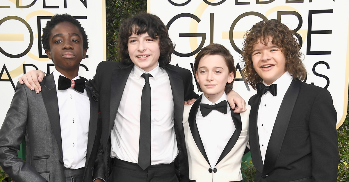 ‘Stranger Things’ Boys Suit Up for Golden Globes 2017! | 2017 Golden ...