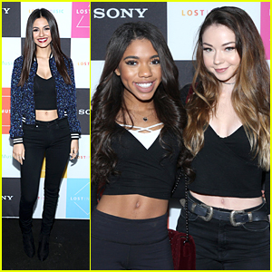 Teala Dunn & Meredith Foster Party With Victoria Justice at 'Lost In Music' Campaign Launch