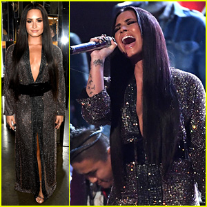 Demi Lovato Slayed the Bee Gees Grammys Tribute! (Video)