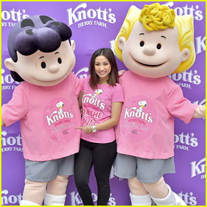 Brenda Song Screams For A Cure at Knott's Berry Farm Breast Cancer Event