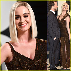 Katy Perry Goes Stag to the Vanity Fair Party, Kind of!
