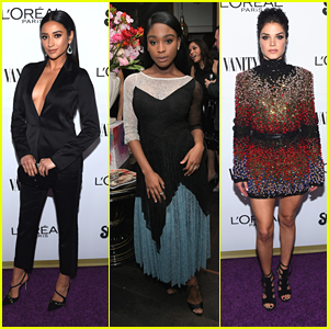 Shay Mitchell Slays at Vanity Fair's Young Hollywood Party With Fifth Harmony