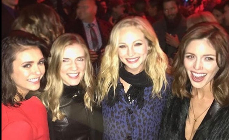 The Vampire Diaries Cast Attends Wrap Party Nina Dobrev Gives Co Stars Tvdforever Keys Candice King Ian Somerhalder Julie Plec Kat Graham Kayla Ewell Matt Davis Michael Malarkey Michael Trevino Nina Dobrev