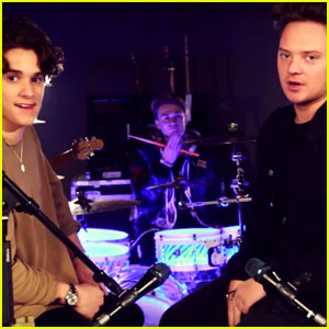 The Vamps Have a 'Shape Of You' Sing-Off With Conor Maynard - Watch Now!