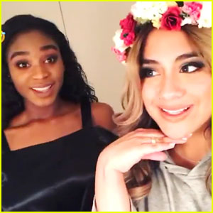 EXCLUSIVE: Fifth Harmony's Ally Brooke & Normani Kordei Sing 'The Little Mermaid' Songs Backstage in Tokyo!