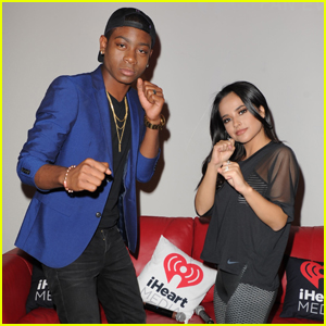 Becky G & RJ Cyler Promote 'Power Rangers' Together in Florida