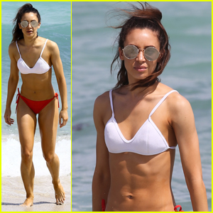 Liam Payne's Ex-Girlfriend Danielle Peazer Hits Miami Beach in Cute Bikini