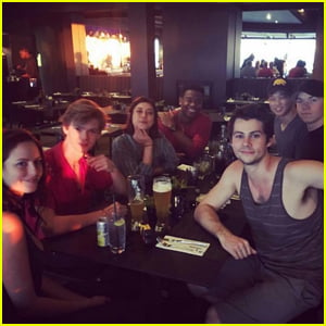 Dylan O'Brien, Kaya Scodelario, Dexter Darden, and Thomas Brodie