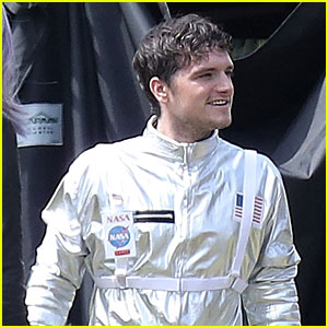 Josh Hutcherson Rocks a Spacesuit on 'Future Man' Set