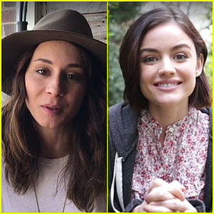 Troian Bellisario & Lucy Hale Share Special Messages For PLL Fans at PaleyFest