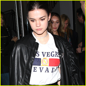 Maia Mitchell Dines Out with BFF Alycia Debnam-Carey in LA