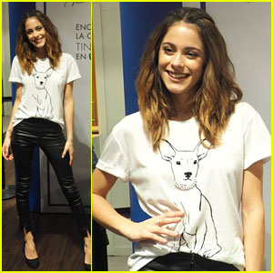 Martina Stoessel Clothing Line Launch in Madrid Brings Out All Her Fans