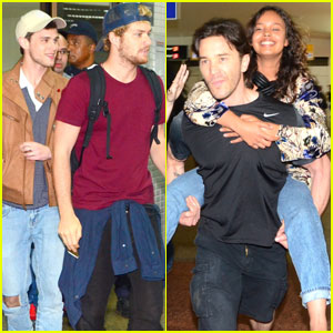13 Reasons Why's Brandon Flynn & Alisha Boe Receive Warm Welcome in Brazil