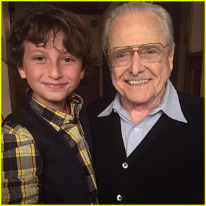 'Girl Meets World' Star August Maturo Wishes Real-Life Mr. Feeny a Happy Birthday!
