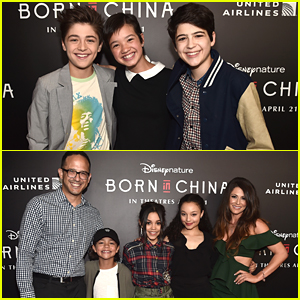 Your Fave Disney Stars Attended The 'Born in China' Premiere This Week!