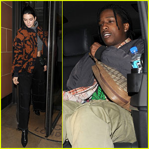 Kendall Jenner and A$AP Rocky Enjoy Dinner Together in Paris