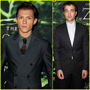 Tom Holland & Robert Pattinson Attend 'The Lost City of Z' L.A. Premiere