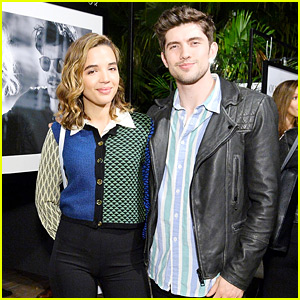 Famous in Love's Carter Jenkins & Georgie Flores Hang Out at Oliver Peoples Party