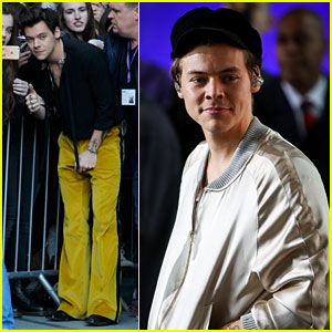Harry Styles Wears All the Colors (& Gives Us All the Feels) During BBC 'One Show' Performance