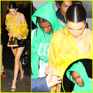 Kendall Jenner Couples Up With A$AP Rocky For Met Gala 2017 After-Party, 2017 Met Gala After Parties, ASAP Rocky, Hailey Baldwin, Kendall Jenner,  Met Gala