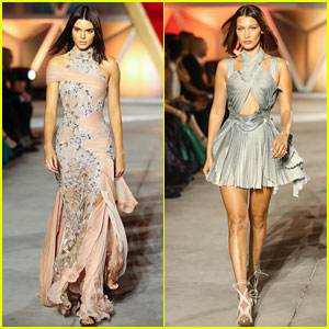 Kendall Jenner & Bella Hadid Walk the Runway for a Good Cause