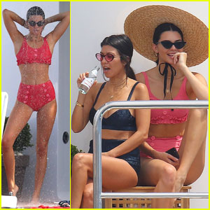 Kendall Jenner Parties on Yacht in Cannes With Hailey Baldwin & Kourtney Kardashian