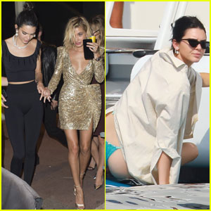 Kendall Jenner Parties With Rumored Beau A$AP Rocky in Cannes