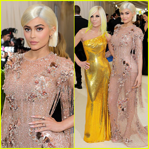 Beauty Studio - Kylie in a Donatella Versace dress at the MET Gala
