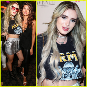 Bella Thorne Debuts New Blonde Hair at Nylon Young Hollywood Party