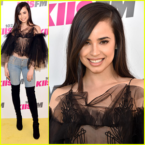Sofia Carson's Tulle Sleeves Are All We Can See at Wango Tango 2017