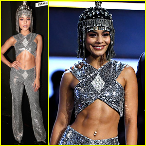 Vanessa Hudgens Gets Into Costume as Cher at BBMAs 2017
