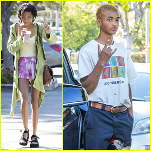 Jaden Smith turns heads in a checked co-ord and totes a quirky house-shaped  bag