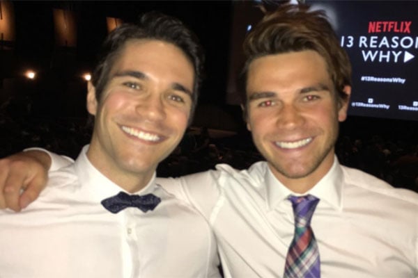 KJ Apa’s Celeb Twin Myko Olivier Chats Up His New Movie | Newsies ...