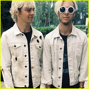 Ross Lynch & Riker Lynch Wear Matching Outfits For 'New Addictions' Radio Promo