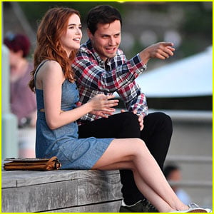 Zoey Deutch & Jake Robinson Chat it Up While Filming New Rom-Com 'Set It Up'