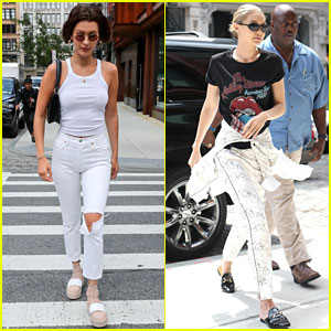 Bella & Gigi Hadid Step Out Separately & Show Off Their Style! | Bella ...