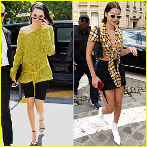 Kendall Jenner & Bella Hadid Bring Their Fashion A-Game to Paris ...