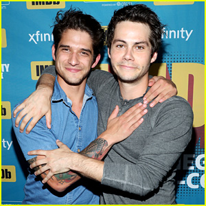 Teen Wolf's Tyler Posey & Dylan O'Brien Hug It Out at Comic-Con