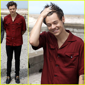 Harry Styles Makes Us Swoon at 'Dunkirk' Photo Call