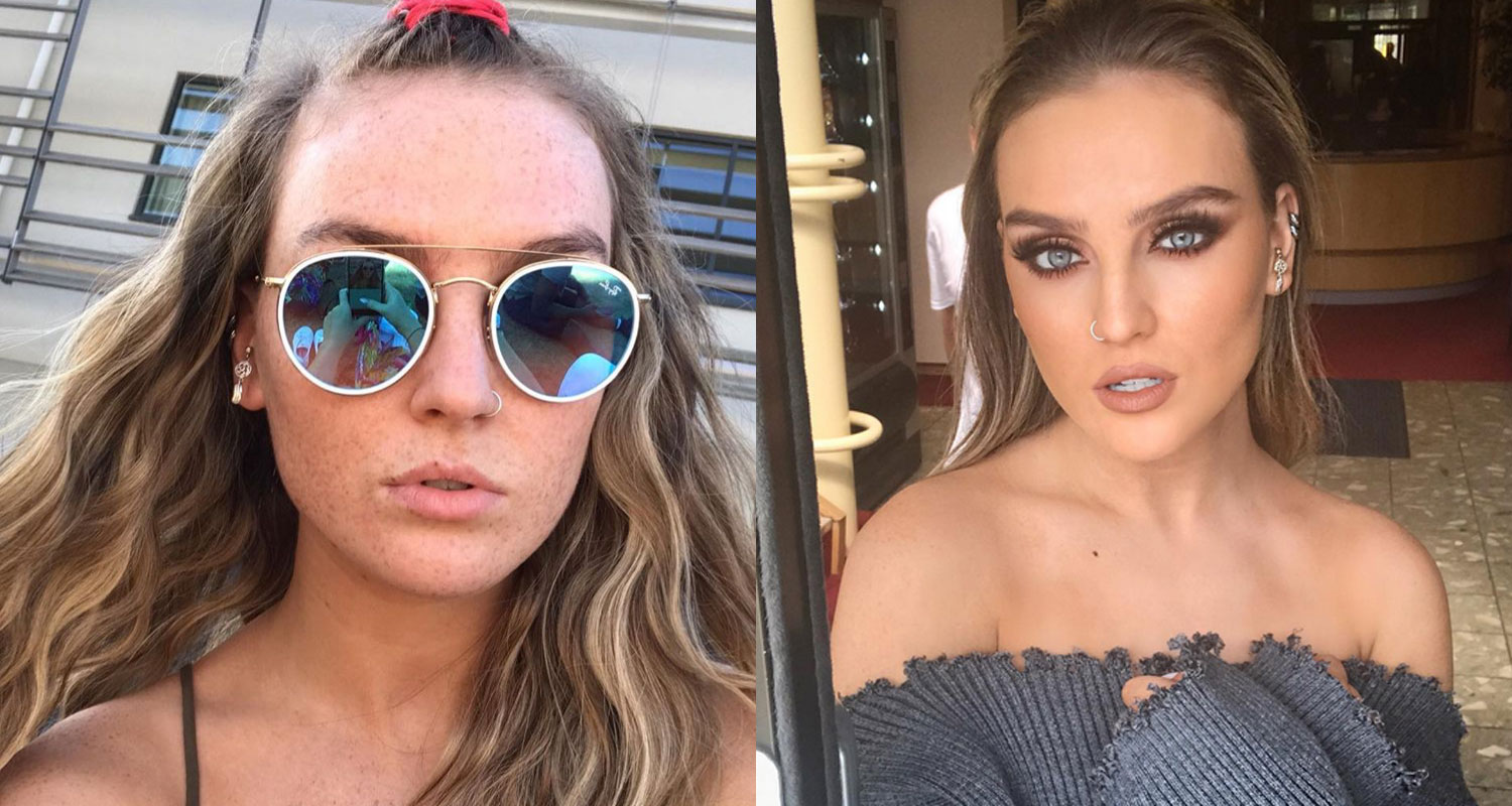 Perrie Edwards Shows Off Her Serious Freckles In Makeup Free Selfie Beauty Perrie Edwards 