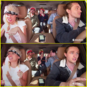 'Carpool Karaoke' Gets Miley Cyrus Family Takeover - Watch the Preview!