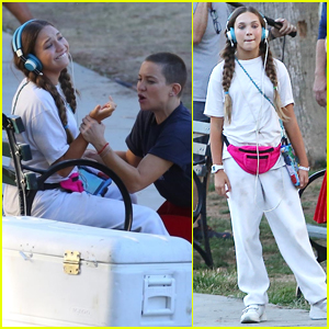 Maddie Ziegler Continues Filming 'Sister' with Kate Hudson